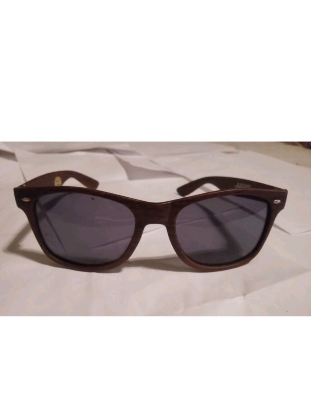 AARP Men's Sunglasses Brown Plastic Frame Gray Tinted Lenses